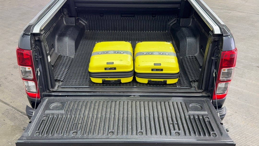 Boot Inside View with Luggage