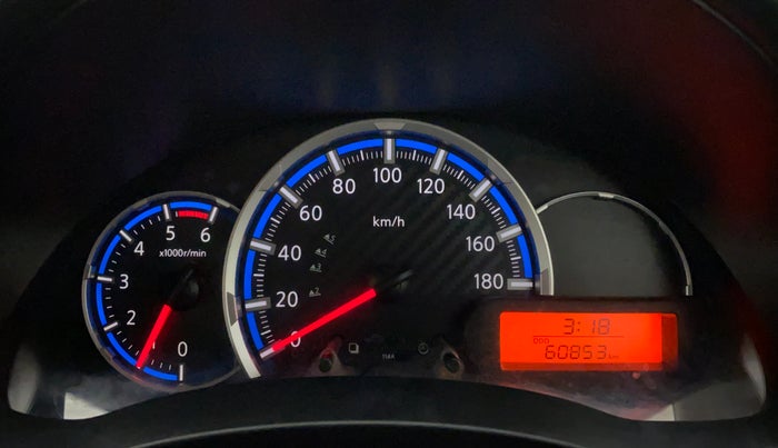 2018 Datsun Go T (O), Petrol, Manual, 60,853 km, Odometer Image