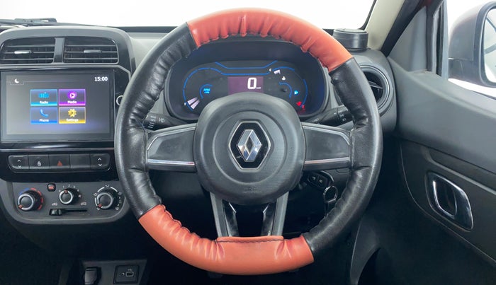 2019 Renault Kwid 1.0 RXT Opt, Petrol, Manual, 24,798 km, Steering Wheel Close Up