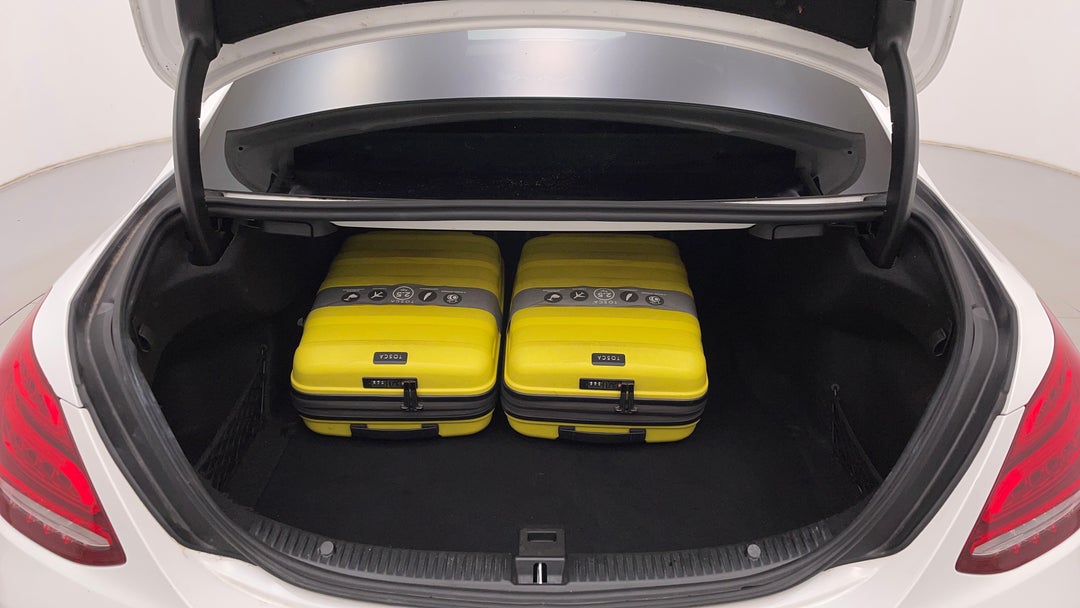 Boot Inside View with Luggage