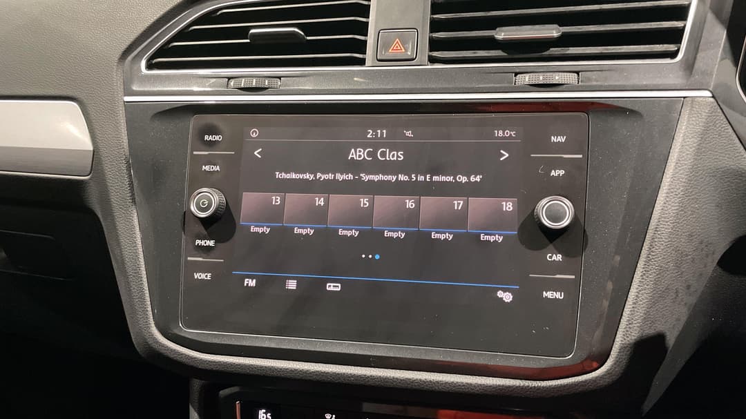 2018 Volkswagen Tiguan 110 Tsi Comfortline, Automatic, 78867 km, Infotainment System