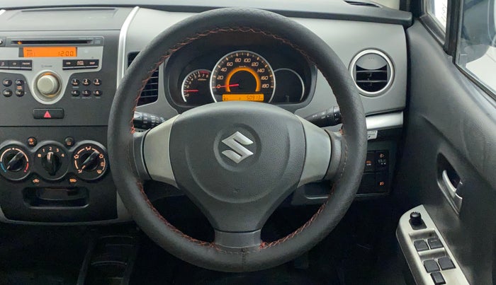 2012 Maruti Wagon R 1.0 VXI, Petrol, Manual, 51,010 km, Steering Wheel Close Up