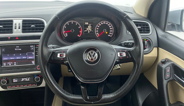 2017 Volkswagen Ameo HIGHLINE1.2L PLUS 16 ALLOY, Petrol, Manual, 33,708 km, Steering Wheel Close Up