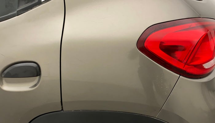 2017 Renault Kwid RXT 1.0 (O), Petrol, Manual, 23,608 km, Left quarter panel - Minor scratches