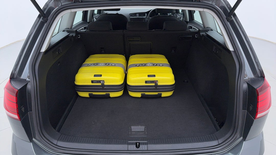Boot Inside View with Luggage
