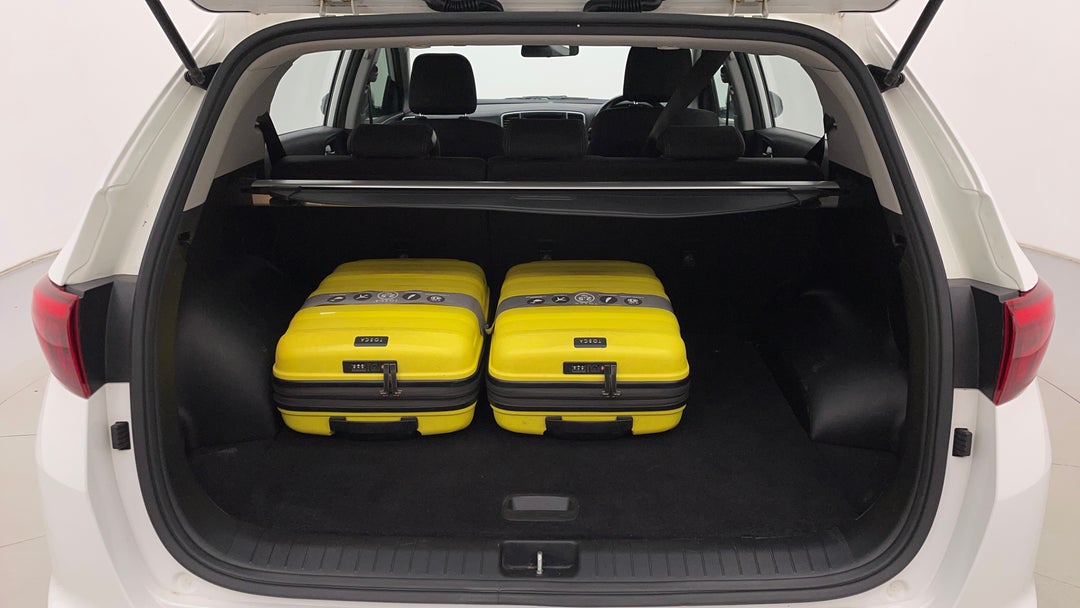 Boot Inside View with Luggage