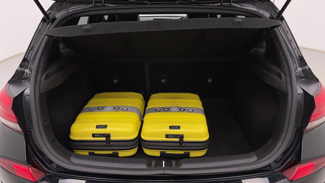 Boot Inside View with Luggage