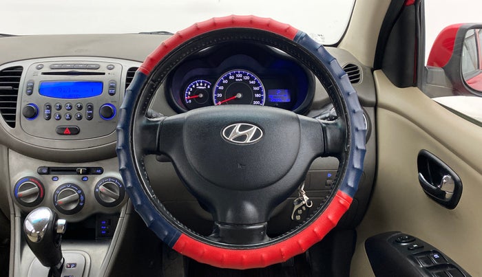 2011 Hyundai i10 SPORTZ 1.2 AT, Petrol, Automatic, 20,909 km, Steering Wheel Close Up