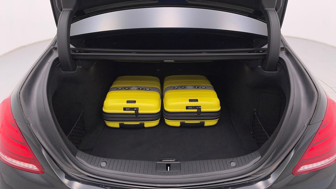 Boot Inside View with Luggage