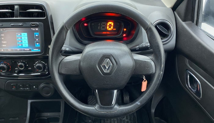 2018 Renault Kwid 1.0 RXT Opt, Petrol, Manual, 20,154 km, Steering Wheel Close Up