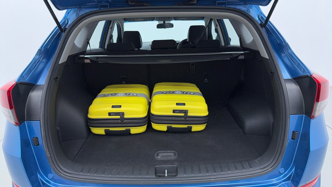 Boot Inside View with Luggage
