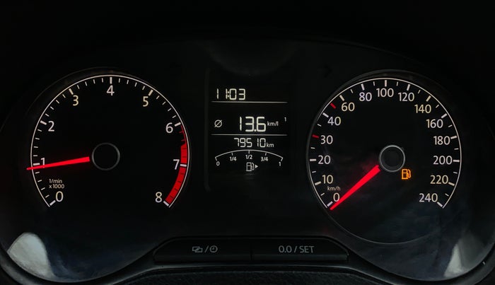 2018 Volkswagen Ameo COMFORTLINE 1.0, Petrol, Manual, 79,750 km, Odometer Image