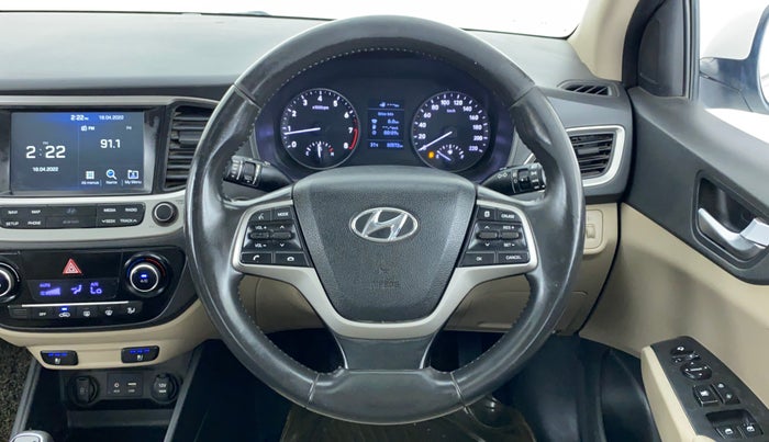 2019 Hyundai Verna 1.6 SX VTVT (O), Petrol, Manual, 81,902 km, Steering Wheel Close Up