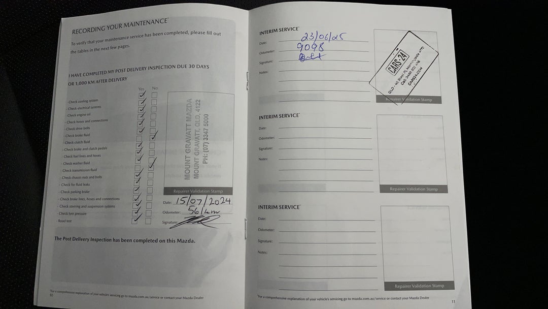 2024 Mazda Mazda3 G20 Touring, Automatic, 9103 km, Service History
