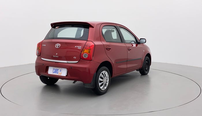 2012 Toyota Etios Liva G, Petrol, Manual, 53,414 km, Right Back Diagonal