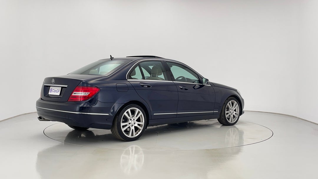 2013 Mercedes-benz C250 Avantgarde, Automatic, 120428 km, Right Back Diagonal (45- Degree) View