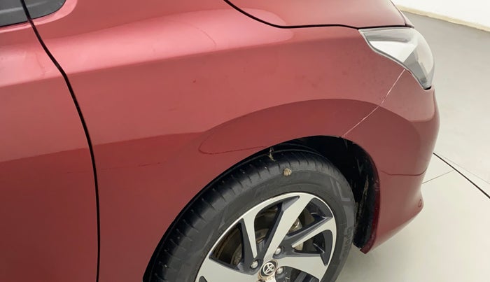 2022 Toyota Glanza V, Petrol, Manual, 41,129 km, Right fender - Minor scratches