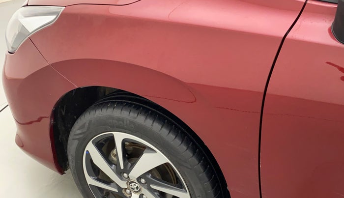 2022 Toyota Glanza V, Petrol, Manual, 41,129 km, Left fender - Minor scratches