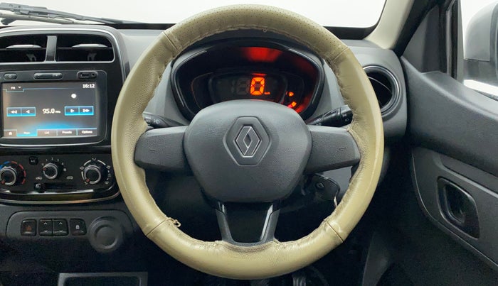 2016 Renault Kwid RXT 1.0, Petrol, Manual, 16,732 km, Steering Wheel Close Up