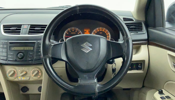 2012 Maruti Swift Dzire VXI, Petrol, Manual, 56,873 km, Steering Wheel Close Up