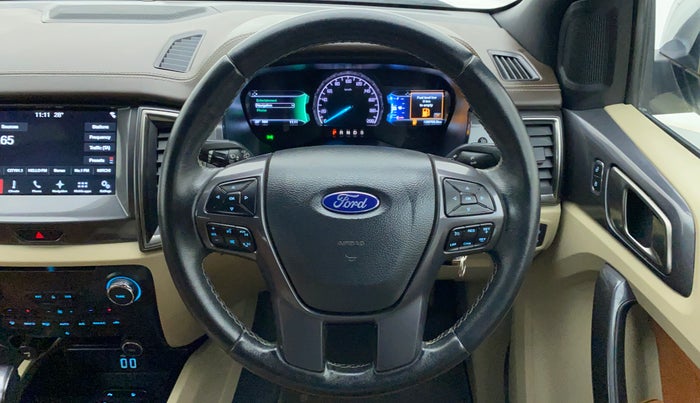 2017 Ford Endeavour 3.2l 4X4 AT Titanium, Diesel, Automatic, 39,662 km, Steering Wheel Close Up