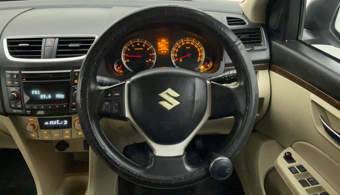 2014 Maruti Swift Dzire ZXI, Petrol, Manual, 72,202 km, Steering Wheel Close Up