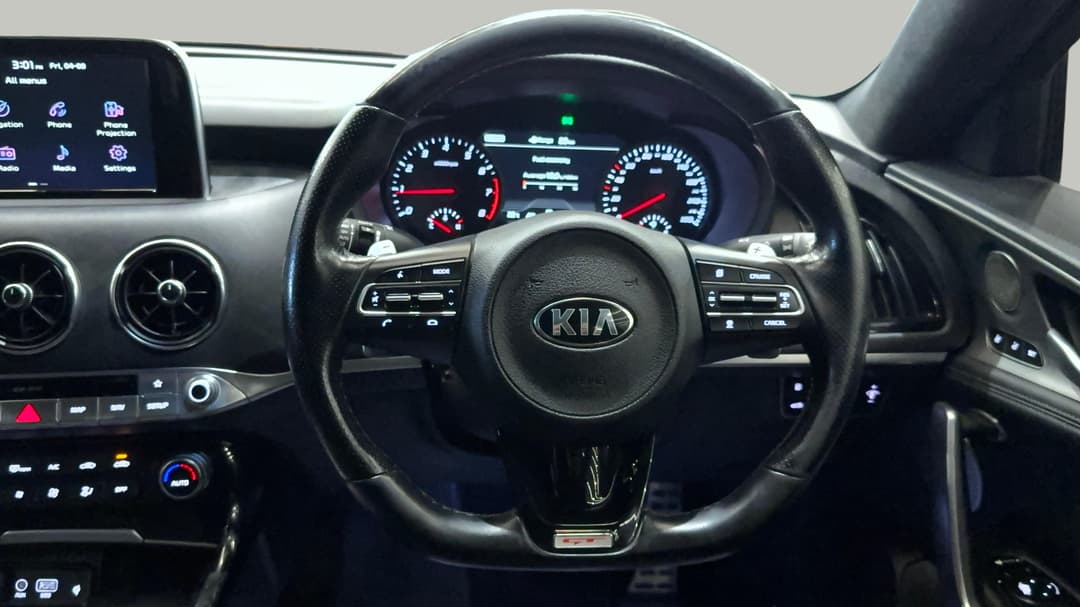 2018 Kia Stinger Gt (black Leather), Automatic, 124493 km, Steering Wheel Close-up