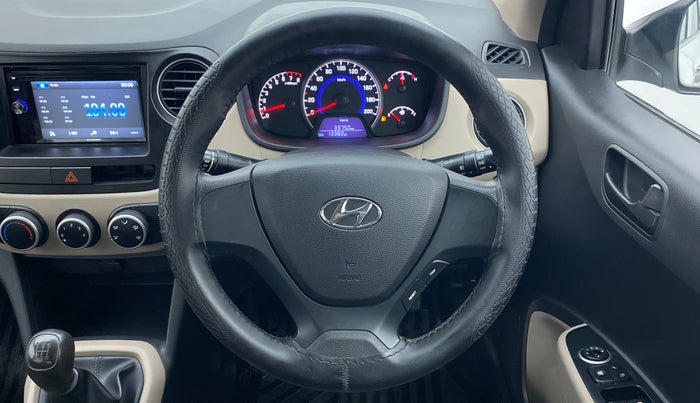 2017 Hyundai Grand i10 MAGNA 1.2 VTVT, Petrol, Manual, 13,586 km, Steering Wheel Close Up