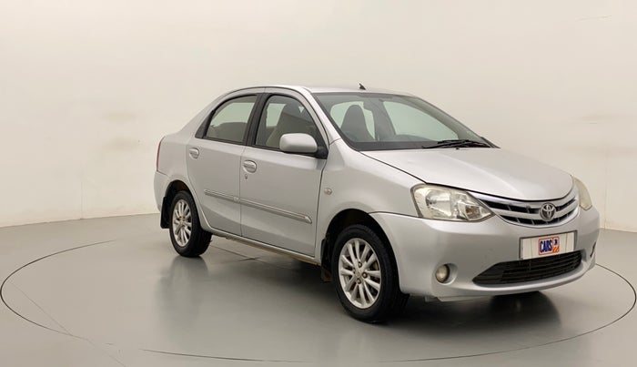 2011 Toyota Etios V, Petrol, Manual, 1,04,736 km, Right Front Diagonal
