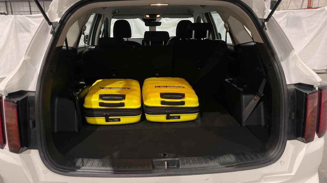 2023 Kia Sorento S 7 Seat, Automatic, 47052 km, Boot Inside View with Luggage