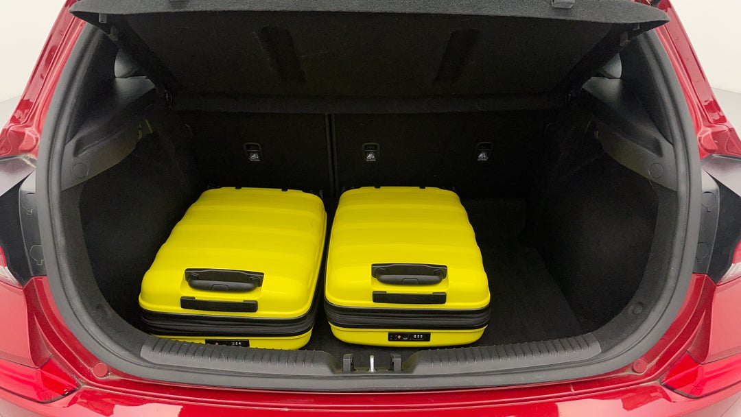 Boot Inside View with Luggage