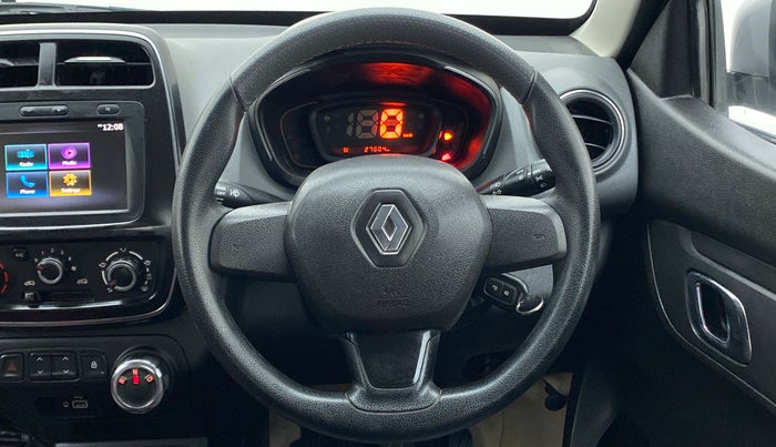 2019 Renault Kwid RXT 1.0 EASY-R AT OPTION, Petrol, Automatic, 27,744 km, Steering Wheel Close Up