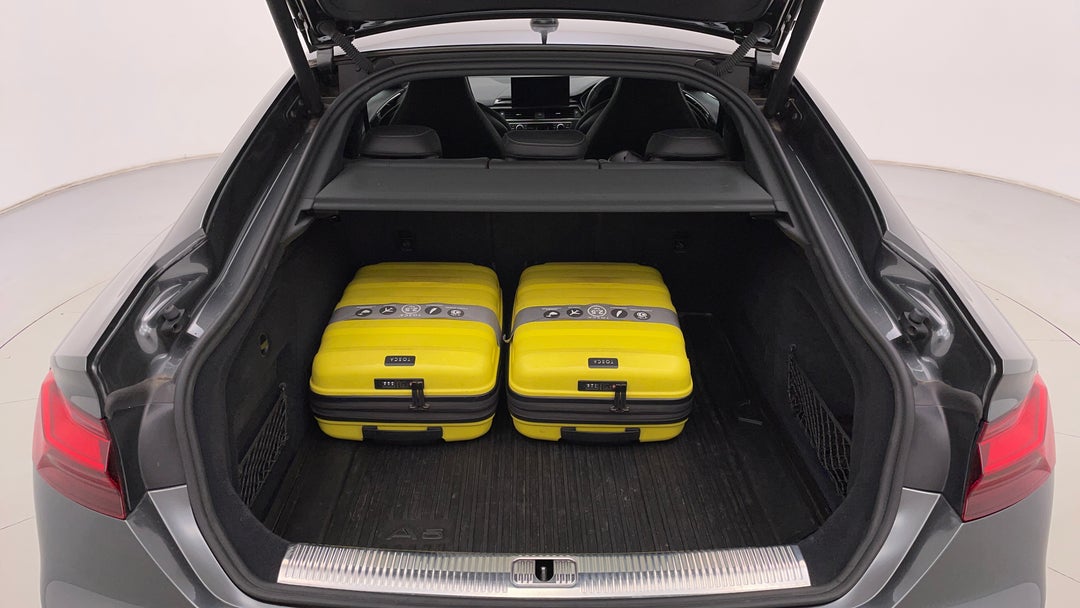 Boot Inside View with Luggage