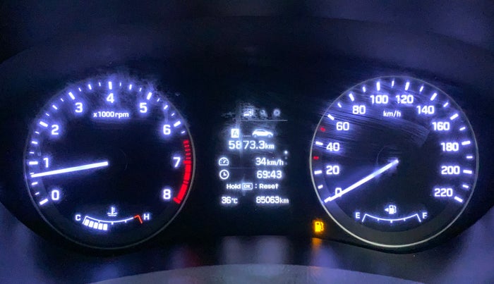 2015 Hyundai Elite i20 ASTA 1.2, Petrol, Manual, 85,063 km, Odometer Image