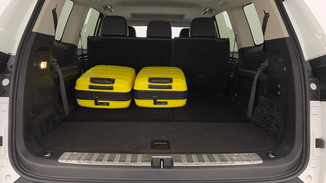 Boot Inside View with Luggage