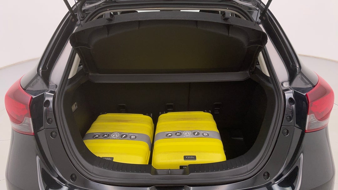 Boot Inside View with Luggage