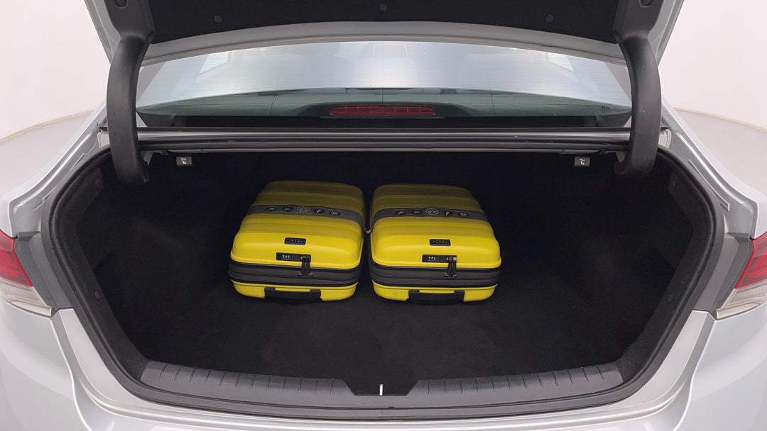 Boot Inside View with Luggage