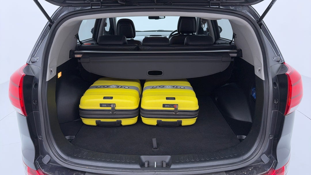 Boot Inside View with Luggage
