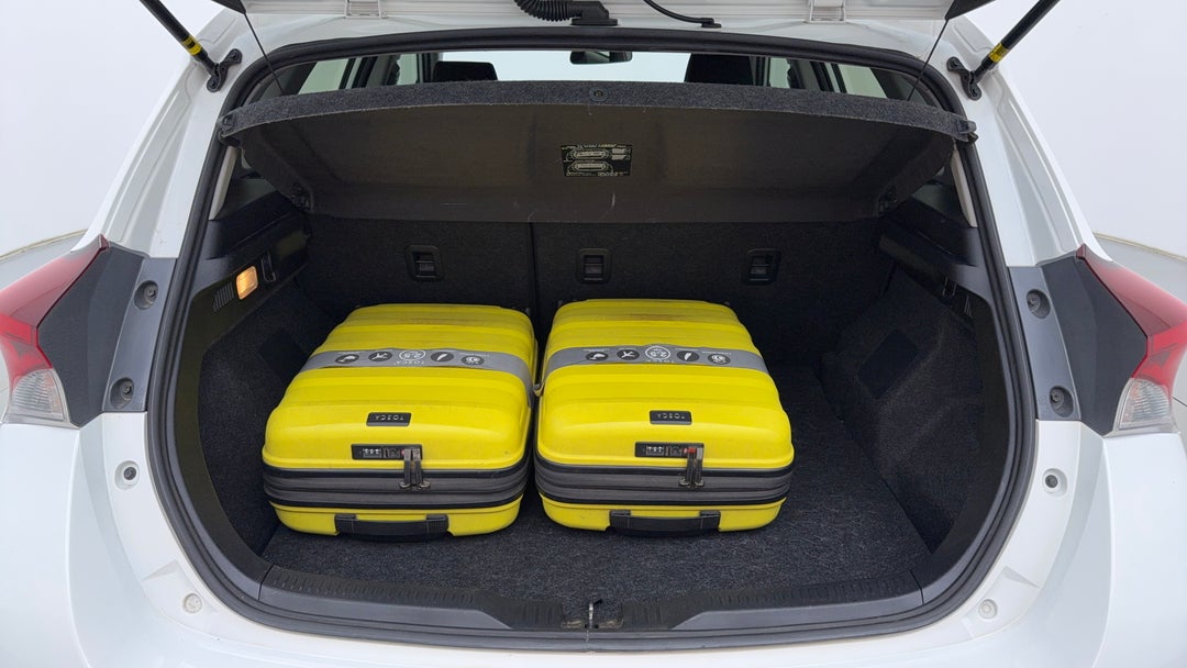 Boot Inside View with Luggage