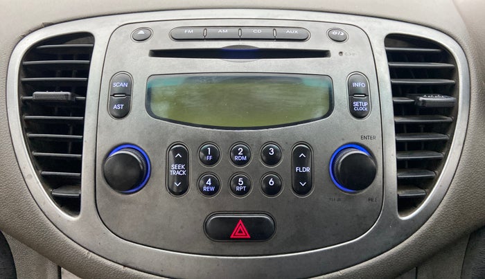 2011 Hyundai i10 SPORTZ 1.2, Petrol, Manual, 74,881 km, Infotainment system - Music system not functional