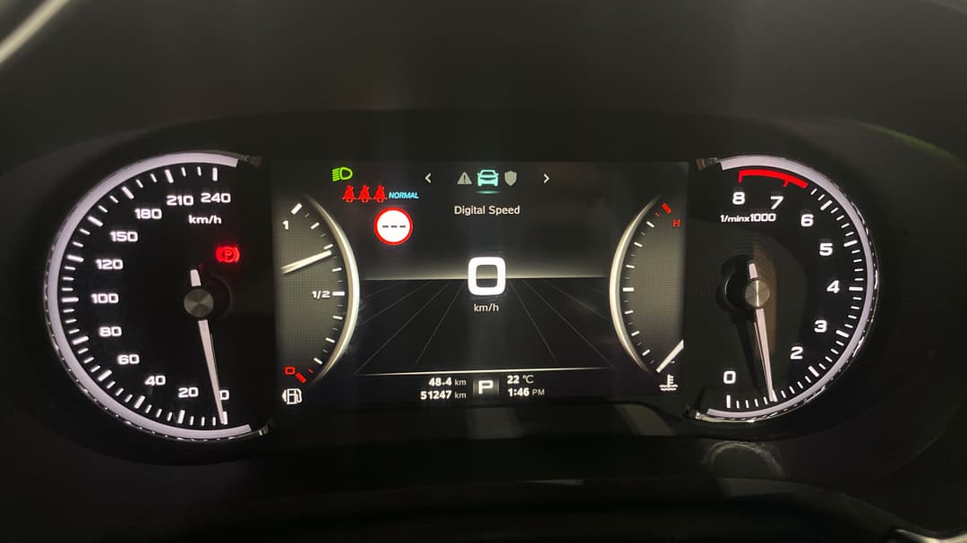 2023 MG HS Excite, Automatic, 51247 km, Odometer View