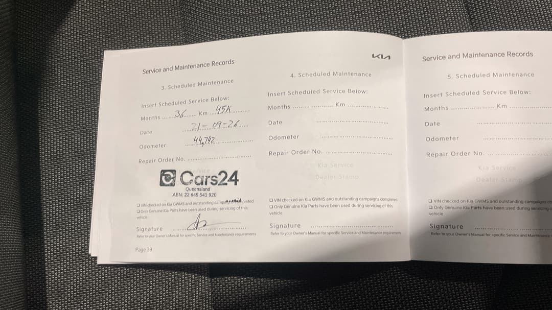 2023 Kia Cerato S, Automatic, 44756 km, Service History