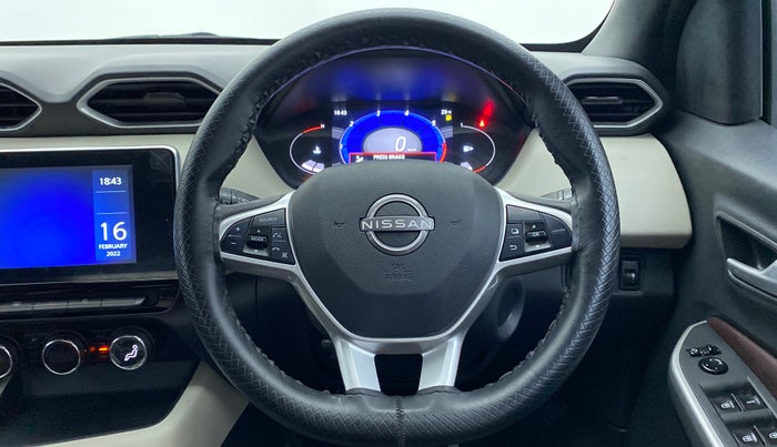 2021 Nissan MAGNITE XV  TURBO MT, Petrol, Manual, 18,953 km, Steering Wheel Close Up