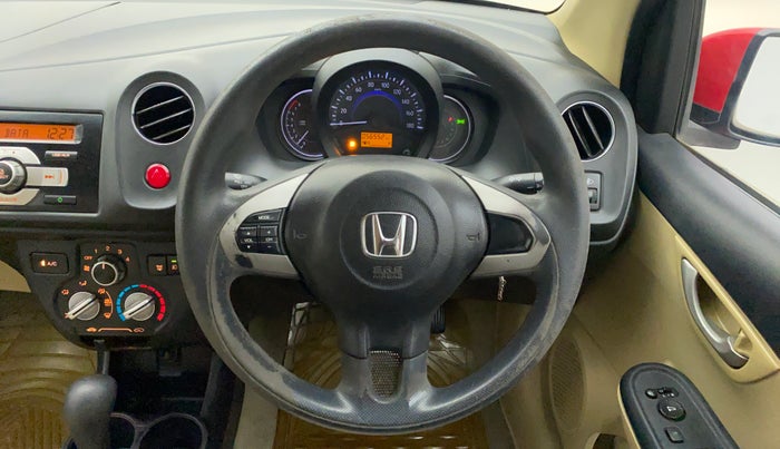2014 Honda Brio VX AT, Petrol, Automatic, 56,552 km, Steering Wheel Close Up