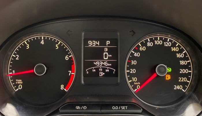 2016 Volkswagen Vento 1.2 TSI HIGHLINE PLUS AT, Petrol, Automatic, 49,345 km, Odometer Image