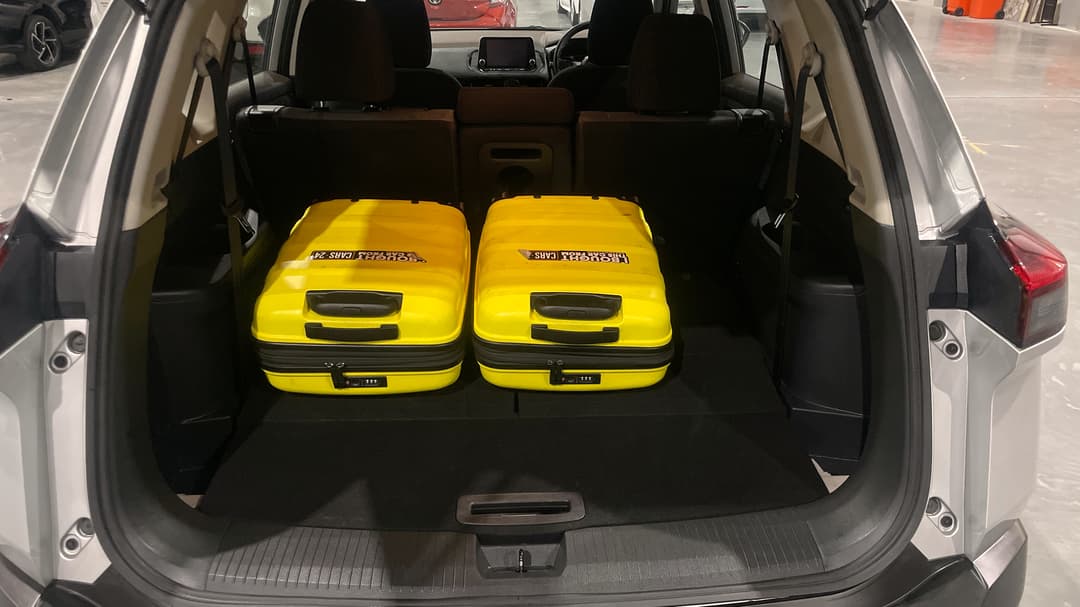 2024 Nissan X-trail St (4WD), Automatic, 58576 km, Boot Inside View with Luggage