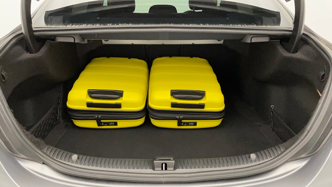 Boot Inside View with Luggage