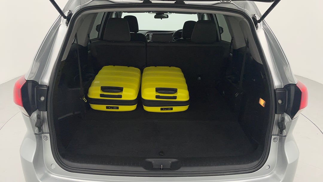 Boot Inside View with Luggage