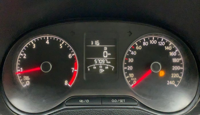 2017 Volkswagen Polo COMFORTLINE 1.2L, Petrol, Manual, 57,238 km, Odometer Image