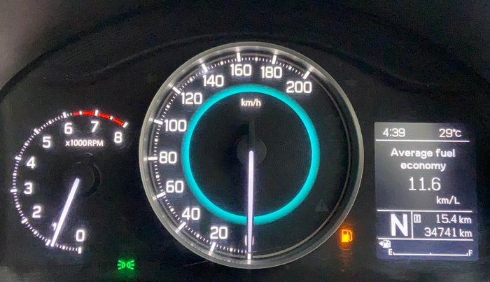2017 Maruti IGNIS DELTA 1.2 K12 AMT, Petrol, Automatic, 34,867 km, Odometer Image